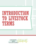 Introduction to Livestock Terms Unit