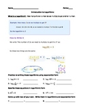 Introduction to Logarithms