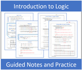 Introduction to Logic and Truth Tables Guided Notes and Practice