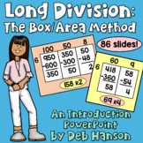 Introduction to Long Division PowerPoint using the Box/Are