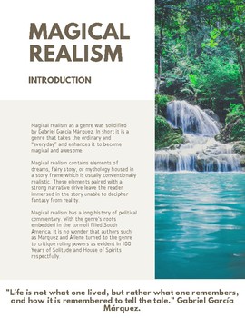 Preview of Introduction to Magical Realism Mini Unit