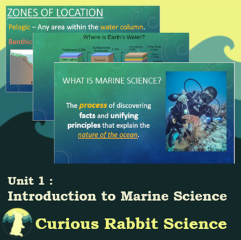 Preview of Introduction to Marine Science - Marine Biology Unit 1 - FULL