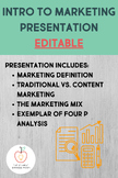 Introduction to Marketing and the Marketing Mix PowerPoint