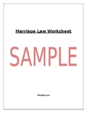 Introduction to Marriage Law