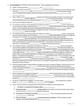 worksheets 4 math review grade Introduction {Editable} Review to Matter by  Worksheets