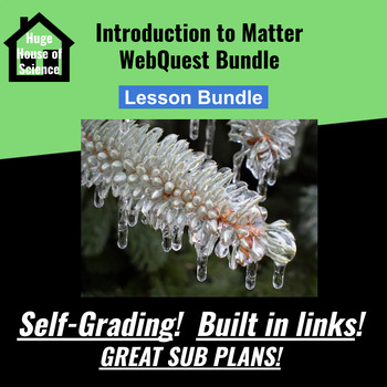 Preview of Introduction to Matter WebQuest Bundle (MS-PS1-1, MS-PS1-4)