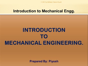 Preview of Introduction to Mechanical Engineering
