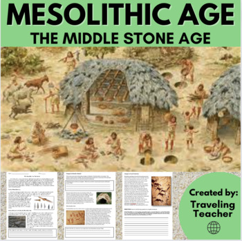 Preview of Introduction to Mesolithic Era: Middle Stone Age: Reading Passages + Activities