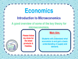 Introduction to Microeconomics - Economics - PPT & Tasks -
