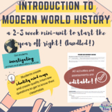 Introduction to Modern World History: Bundled Mini-Unit!