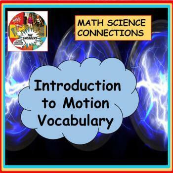 Preview of Introduction to Motion Vocabulary