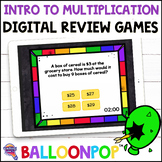 3rd Grade Introduction to Multiplication Digital Math Revi