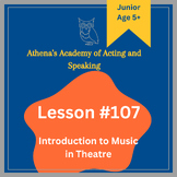 Introduction to Musical Instruments in Theater - Lesson Plan #107