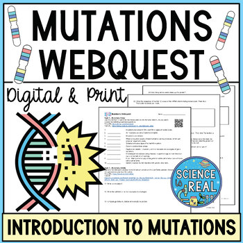 Preview of Introduction to Mutations Webquest