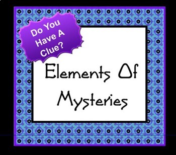 Preview of Introduction to Mystery Genre SMARTBOARD