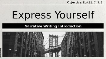Preview of Introduction to Narrative Writing Presentation