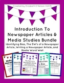 Introduction to Newspaper Articles and Media Studies Bundle
