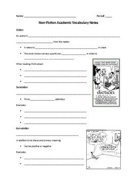 Preview of Introduction to Non-fiction Guided Notes