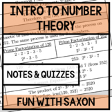 Introduction to Number Theory Unit Notes