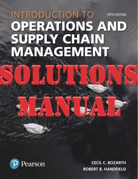 Preview of Introduction to Operations and Supply Chain Management 5th Ed Cecil_SOLUTIONS