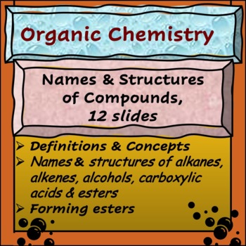 Preview of Introduction to Organic Chemistry / Names & Structures of Compounds