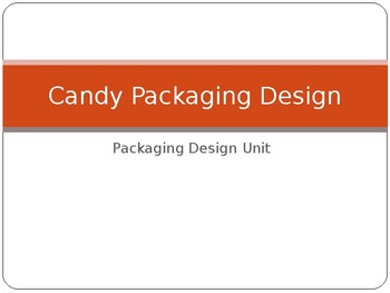 Preview of Introduction to Packaging Design: Candy Bar Packaging!