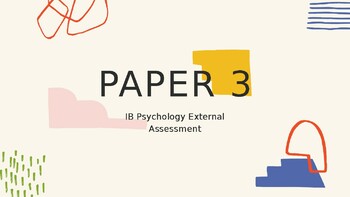 Preview of Introduction to Paper 3 IB Psychology