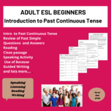 Introduction to Past Continuous Tense for Adult ESL Beginners