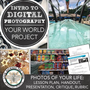 Preview of Digital Photography Introduction Lesson & Worksheets w History of Photography