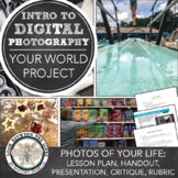 Digital Photography Introduction Lesson & Worksheets w His