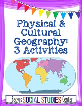 Preview of Physical and Cultural Geography Activity