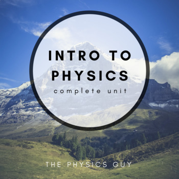 Preview of Introduction to Physics - Complete Science Unit Editable NGSS