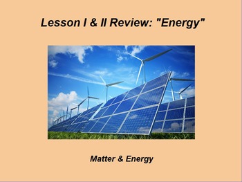 Preview of Introduction to Physics Lesson I & II ActivInspire Review "Energy"