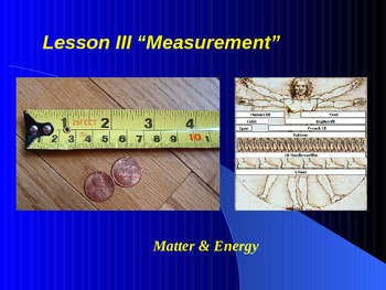 Preview of Introduction to Physics Lesson III PowerPoint "Measurement"
