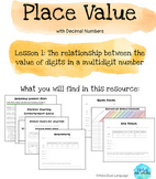Introduction to Place Value--Game, Quick Check, Reteaching
