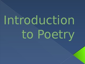 Preview of Introduction to Poetry Analysis - student notes and guided practice