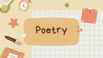 Preview of Introduction to Poetry PowerPoint Slides
