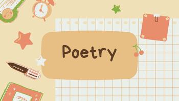 Introduction to Poetry PowerPoint Slides by Kaitlyn Hudson | TPT