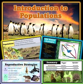 Preview of AP Environmental Science Introduction to Populations PowerPoint (& FREE Notes)