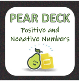 Introduction to Positive and Negative Numbers Pear Deck