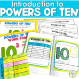 Intro to Powers of Ten Math Worksheet Exponent Math Intera