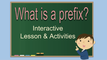 Preview of Introduction to Prefixes Google Slides Interactive Lesson & Practice Activities