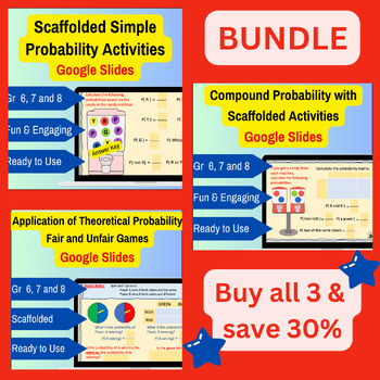 Preview of BUNDLE: Simple and Compound Probability Activities!