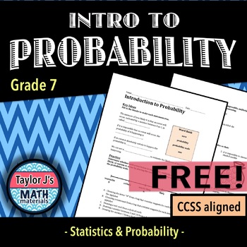Preview of Introduction to Probability Worksheet