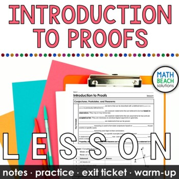 Preview of Introduction to Proofs Notes and Practice