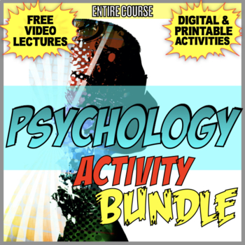 Preview of Introduction to Psychology | Digital Learning | Unit ACTIVITY Bundle
