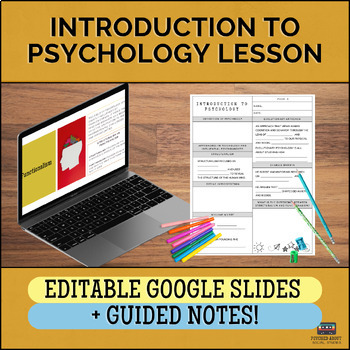 Preview of Introduction to Psychology - Lecture and Guided Notes!