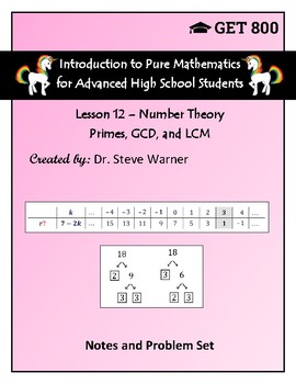 Preview of Introduction to Pure Mathematics - Lesson 12 - Number Theory - Primes