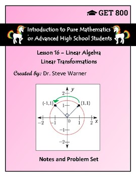 Preview of Introduction to Pure Mathematics - Lesson 16 - Linear Algebra - Transformations