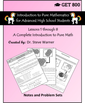 Preview of Introduction to Pure Mathematics - Lessons 1 through 8 - Bundle